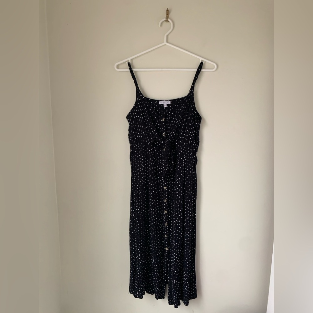 Patrons of Peace Polkadot Dress Summer Urban Outfitters Tie Front